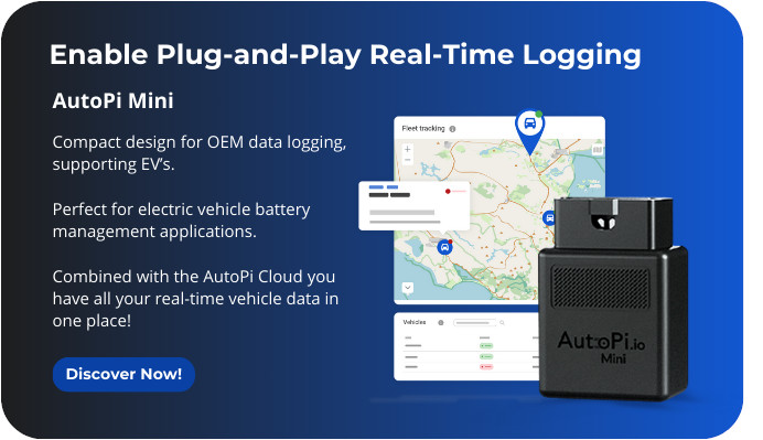 Infographics showing the different features when using the AutoPi Mini device